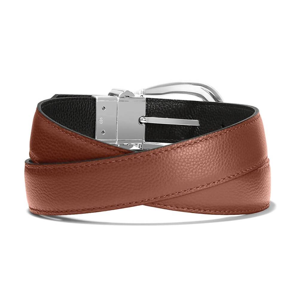 NEW BRIGHTON women's really tough reversible belt in bourbon - Picture 2 of 3